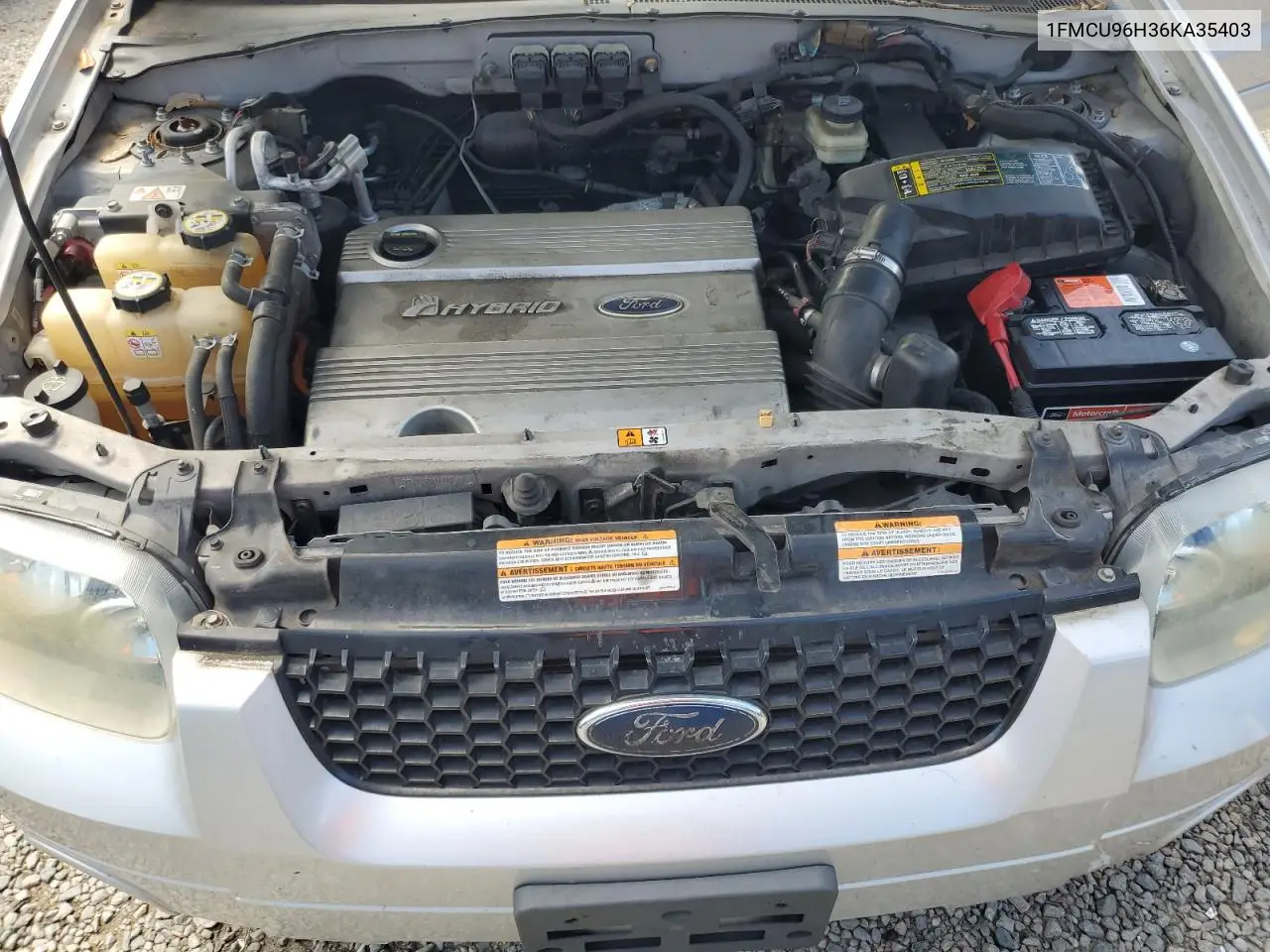 2006 Ford Escape Hev VIN: 1FMCU96H36KA35403 Lot: 65374705