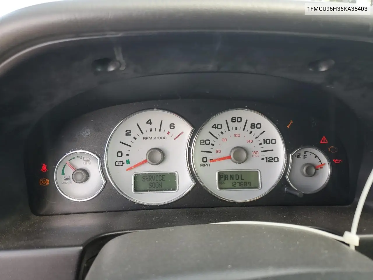 2006 Ford Escape Hev VIN: 1FMCU96H36KA35403 Lot: 65374705