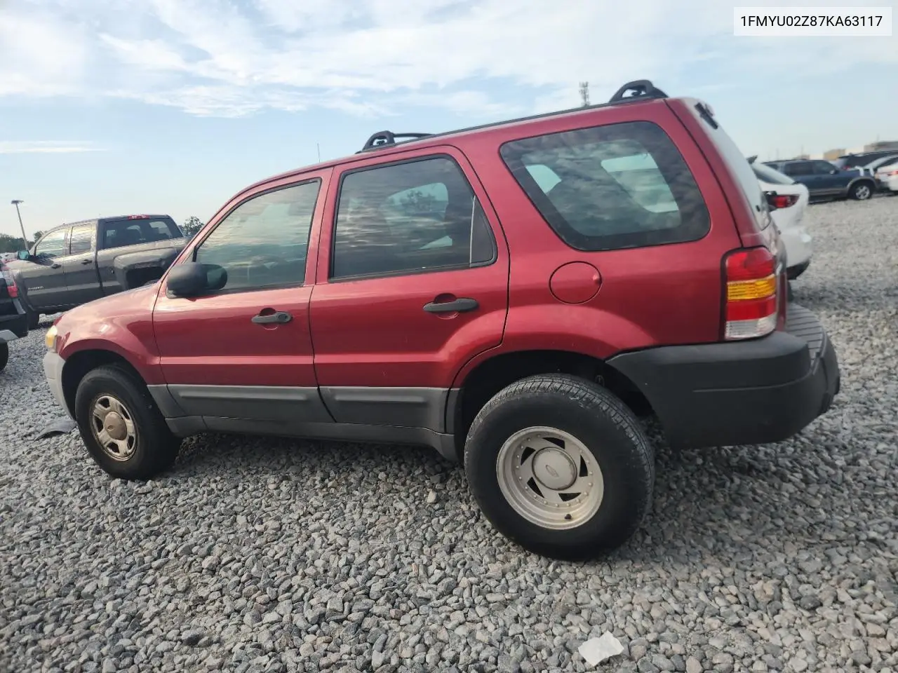 2007 Ford Escape Xls VIN: 1FMYU02Z87KA63117 Lot: 66012405