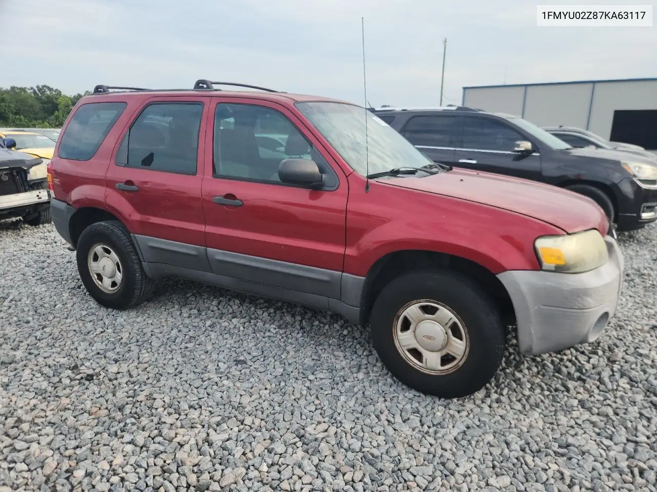 2007 Ford Escape Xls VIN: 1FMYU02Z87KA63117 Lot: 66012405