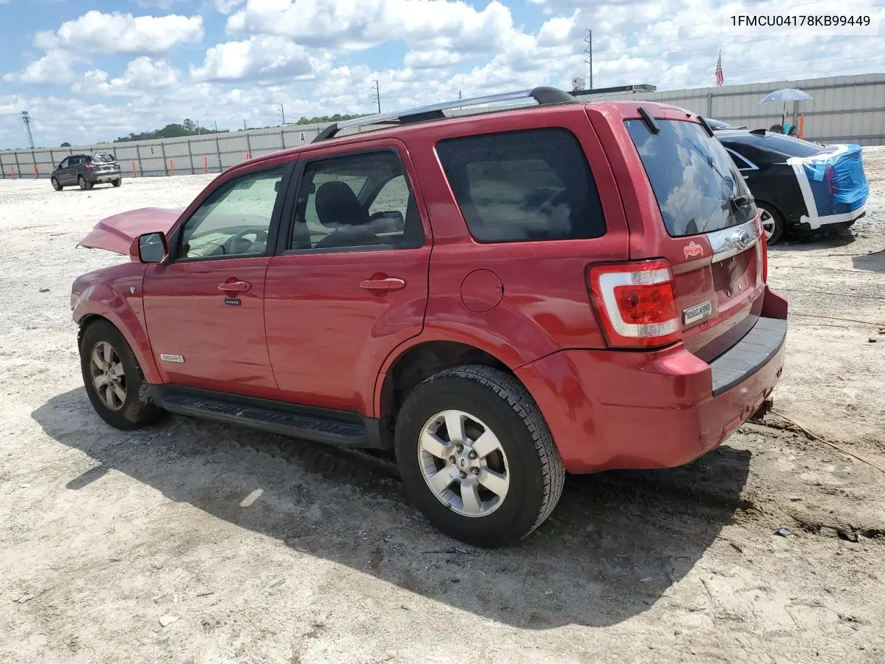 2008 Ford Escape Limited VIN: 1FMCU04178KB99449 Lot: 56977605