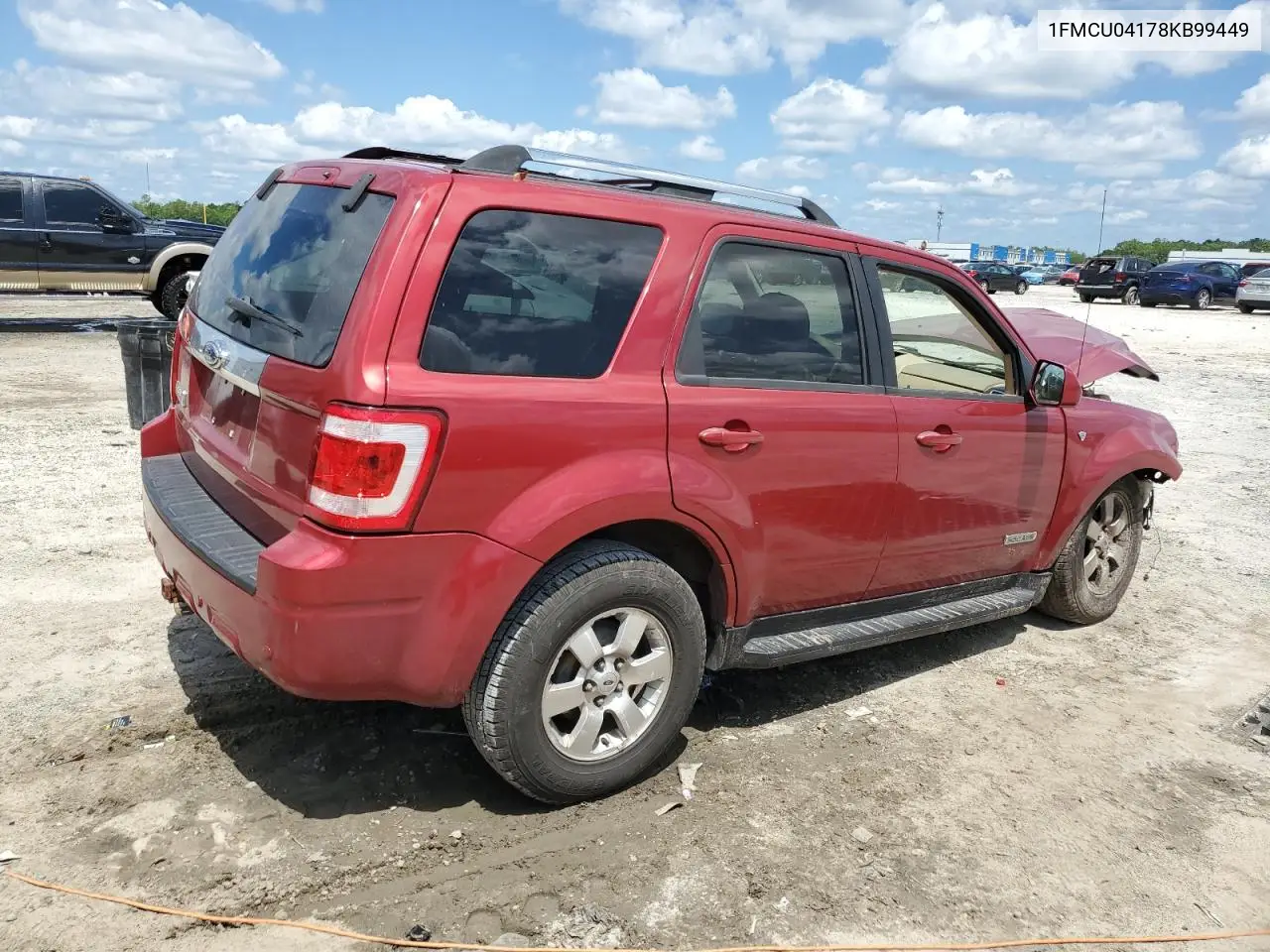 2008 Ford Escape Limited VIN: 1FMCU04178KB99449 Lot: 56977605