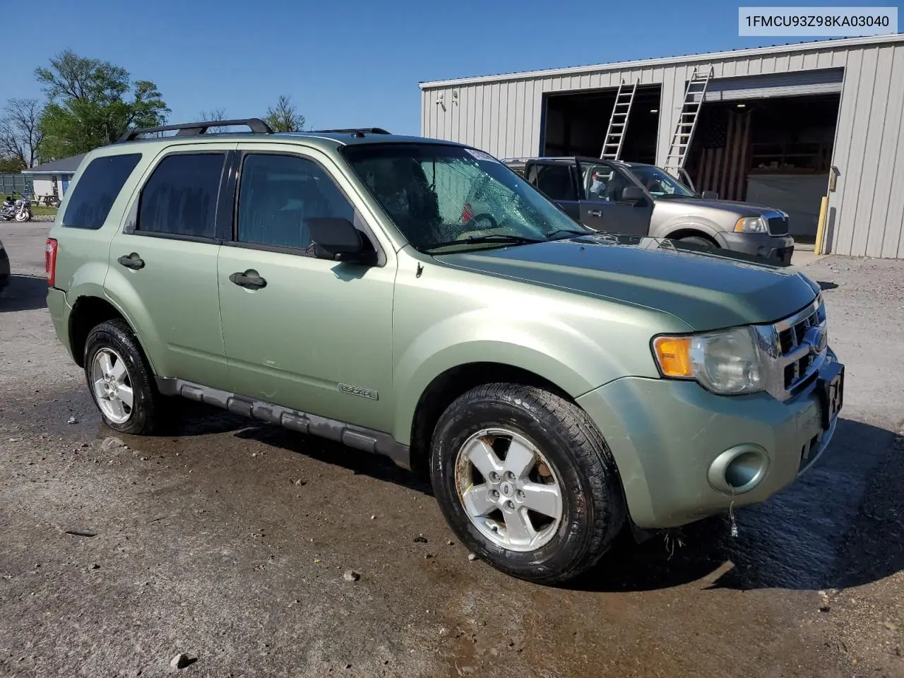 2008 Ford Escape Xlt VIN: 1FMCU93Z98KA03040 Lot: 59620105