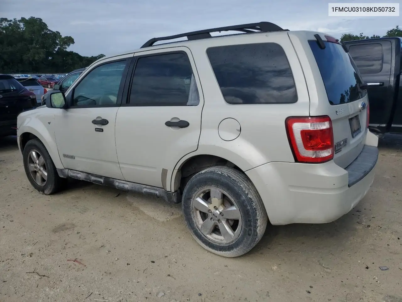 2008 Ford Escape Xlt VIN: 1FMCU03108KD50732 Lot: 62391735
