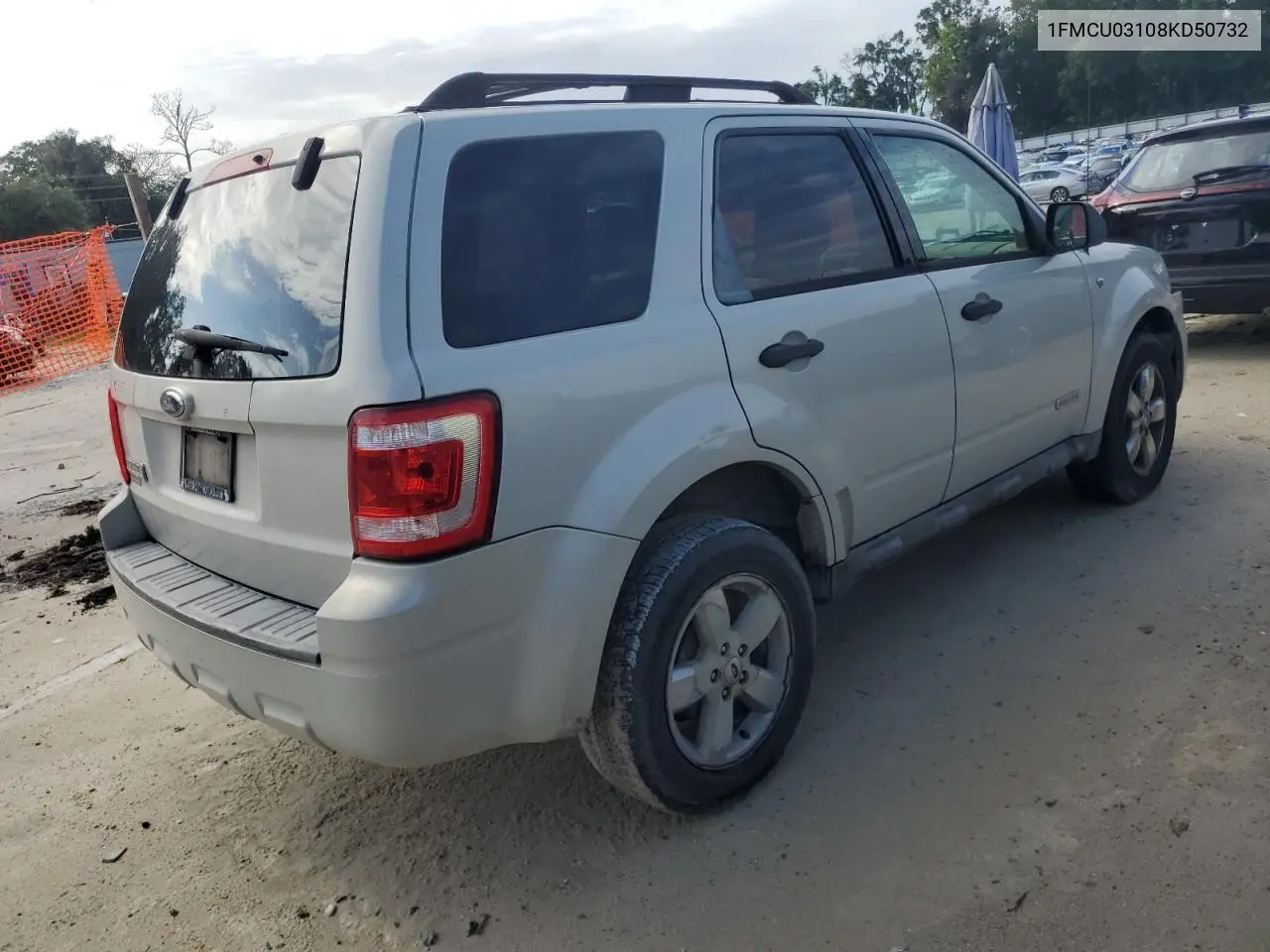 2008 Ford Escape Xlt VIN: 1FMCU03108KD50732 Lot: 62391735