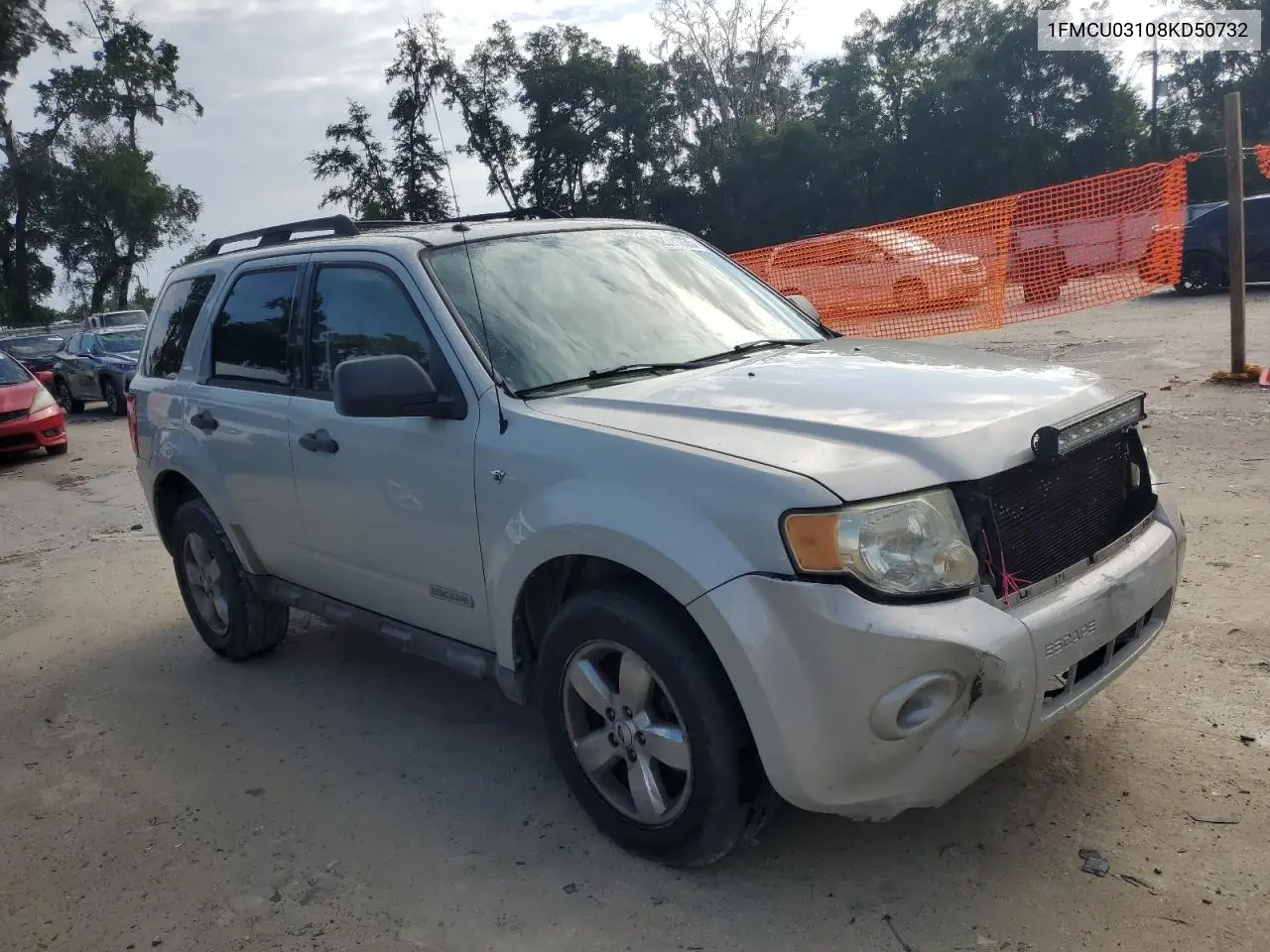 2008 Ford Escape Xlt VIN: 1FMCU03108KD50732 Lot: 62391735