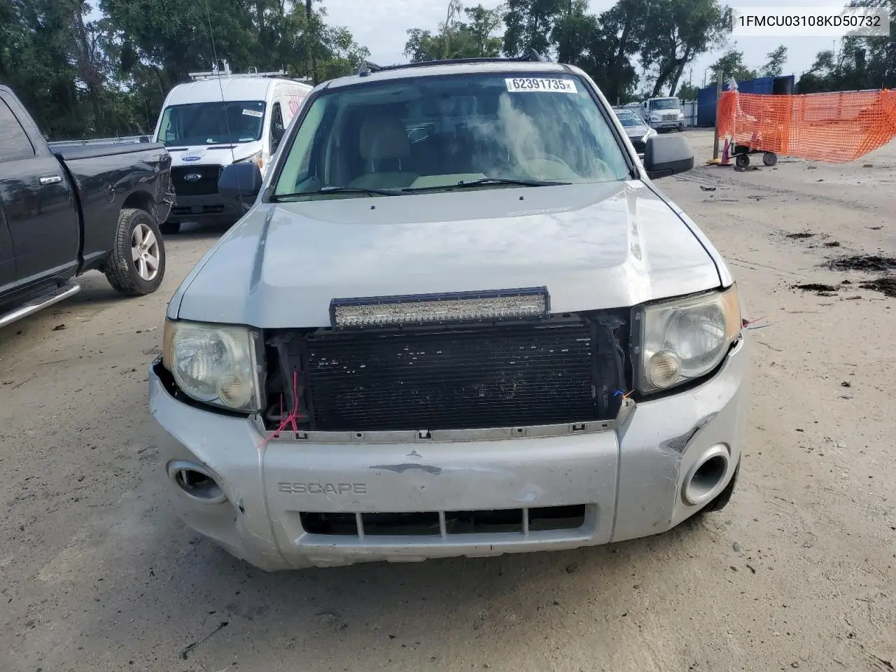2008 Ford Escape Xlt VIN: 1FMCU03108KD50732 Lot: 62391735