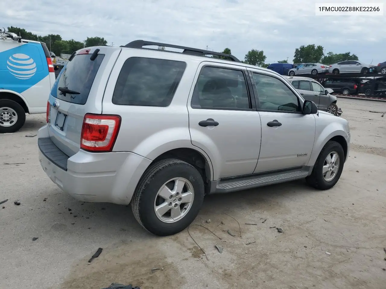 2008 Ford Escape Xls VIN: 1FMCU02Z88KE22266 Lot: 63067385