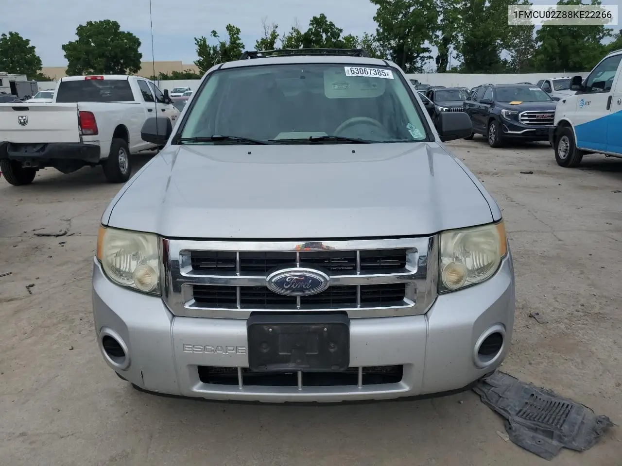 2008 Ford Escape Xls VIN: 1FMCU02Z88KE22266 Lot: 63067385