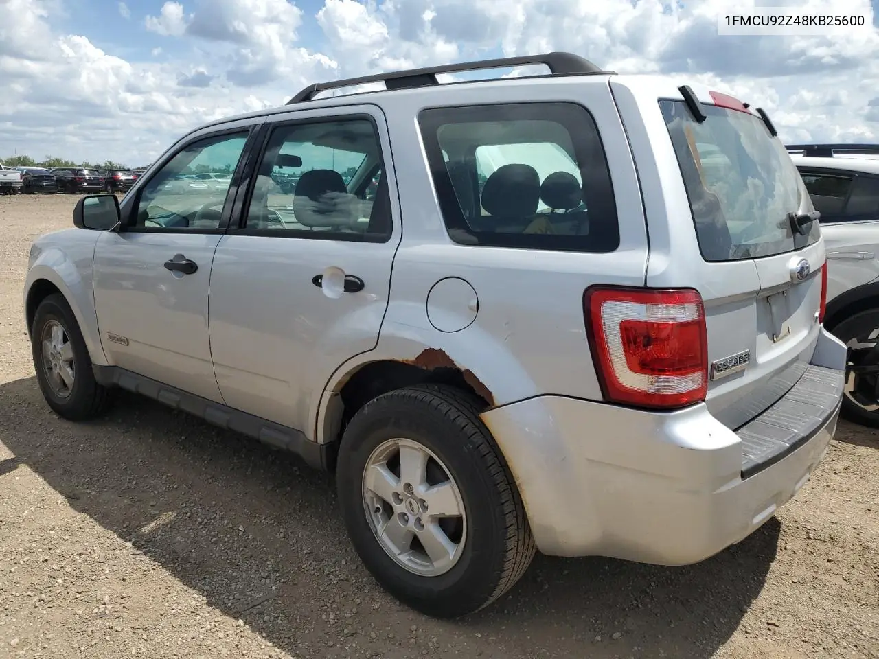 2008 Ford Escape Xls VIN: 1FMCU92Z48KB25600 Lot: 63178825