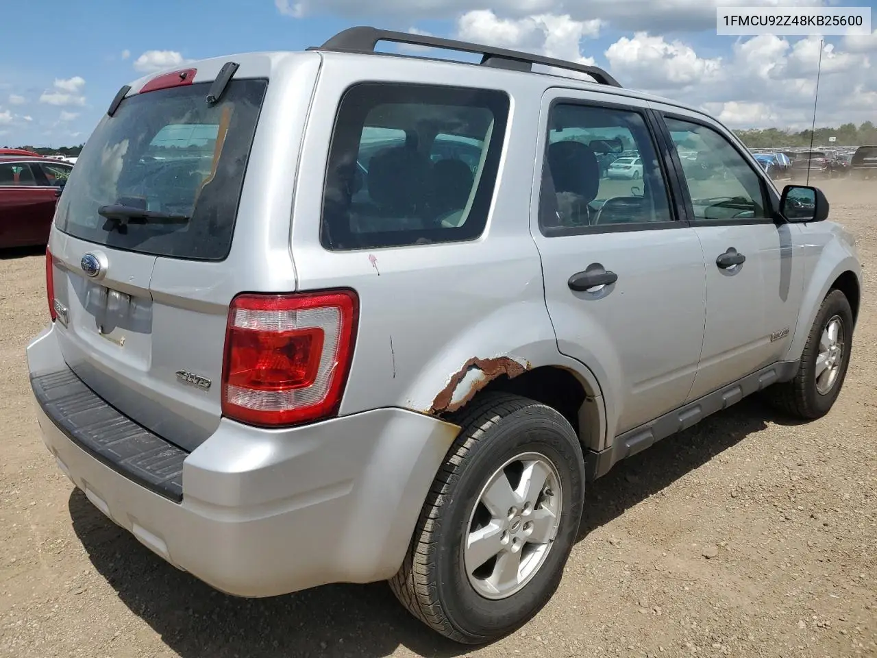 2008 Ford Escape Xls VIN: 1FMCU92Z48KB25600 Lot: 63178825