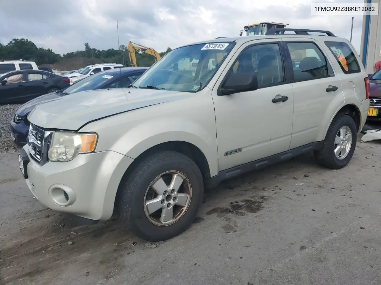 2008 Ford Escape Xls VIN: 1FMCU92Z88KE12082 Lot: 65720705