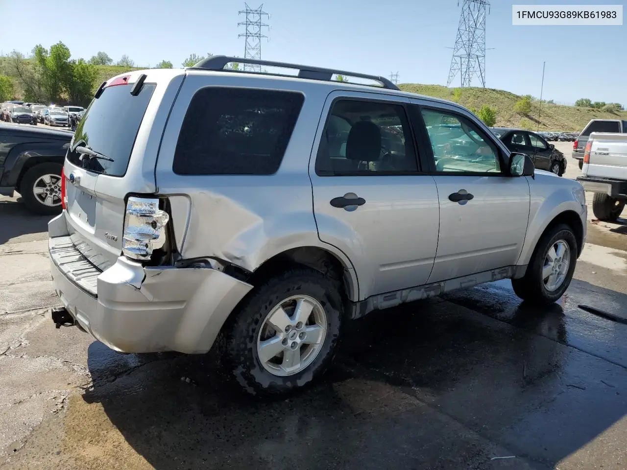 2009 Ford Escape Xlt VIN: 1FMCU93G89KB61983 Lot: 55475075