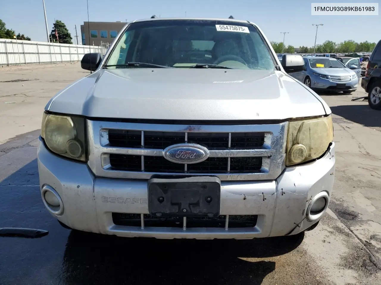 2009 Ford Escape Xlt VIN: 1FMCU93G89KB61983 Lot: 55475075