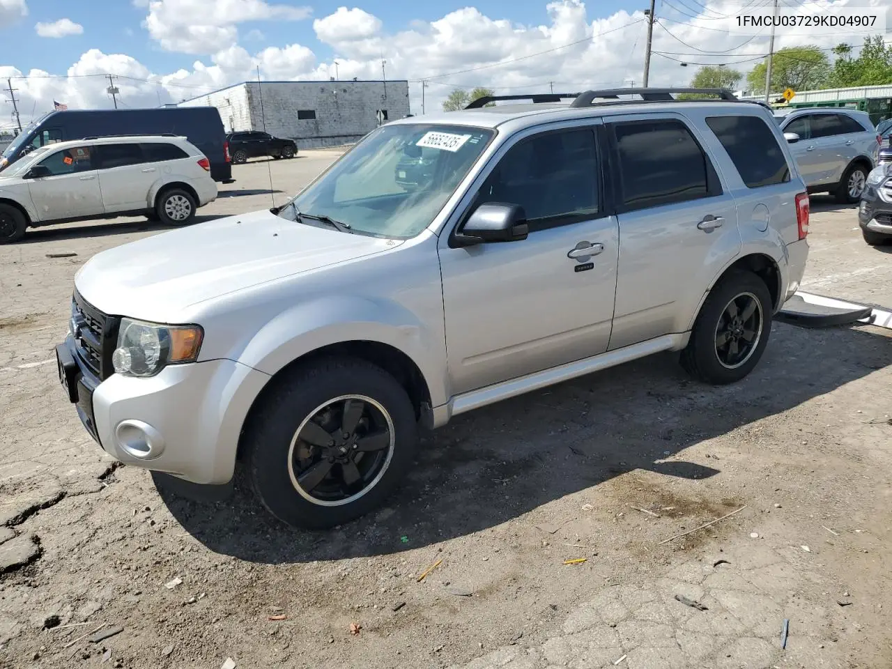 2009 Ford Escape Xlt VIN: 1FMCU03729KD04907 Lot: 56652435
