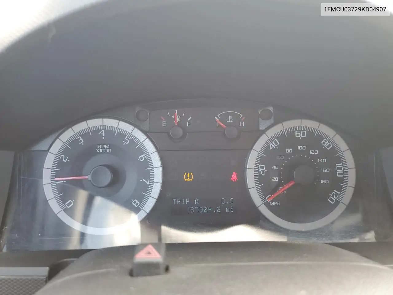 2009 Ford Escape Xlt VIN: 1FMCU03729KD04907 Lot: 56652435
