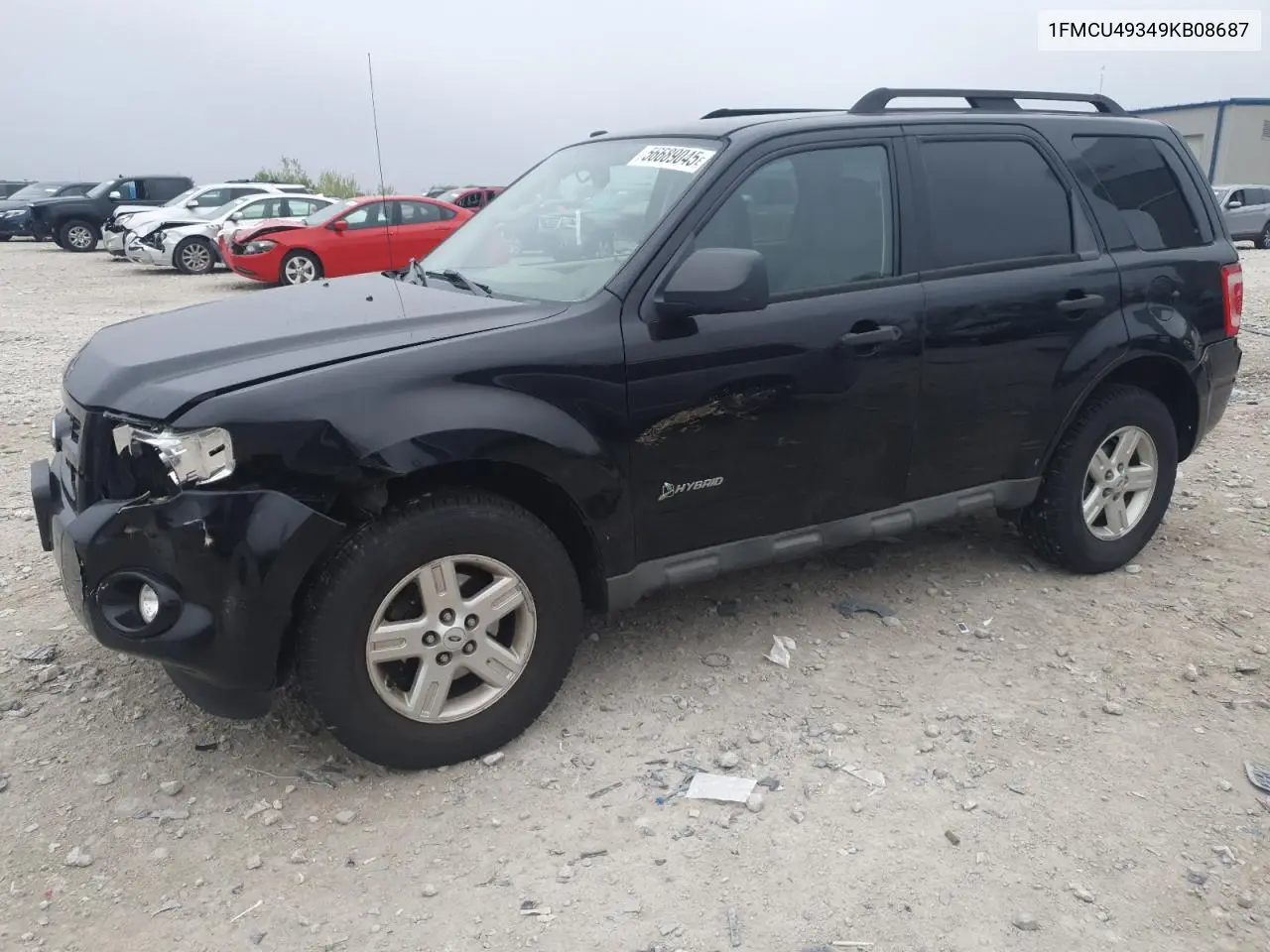2009 Ford Escape Hybrid VIN: 1FMCU49349KB08687 Lot: 56689045