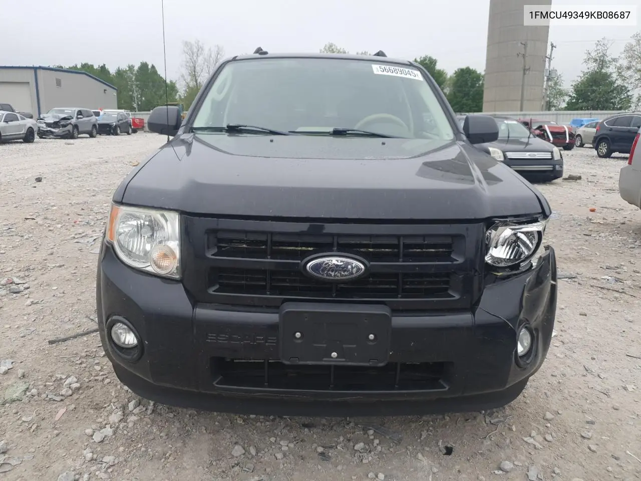 2009 Ford Escape Hybrid VIN: 1FMCU49349KB08687 Lot: 56689045