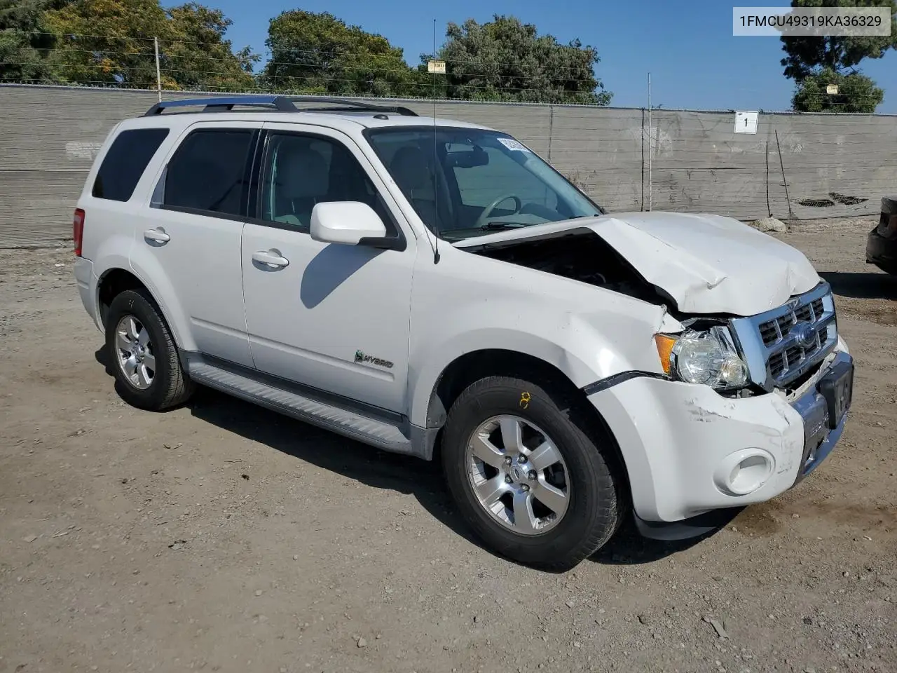 2009 Ford Escape Hybrid VIN: 1FMCU49319KA36329 Lot: 62428585