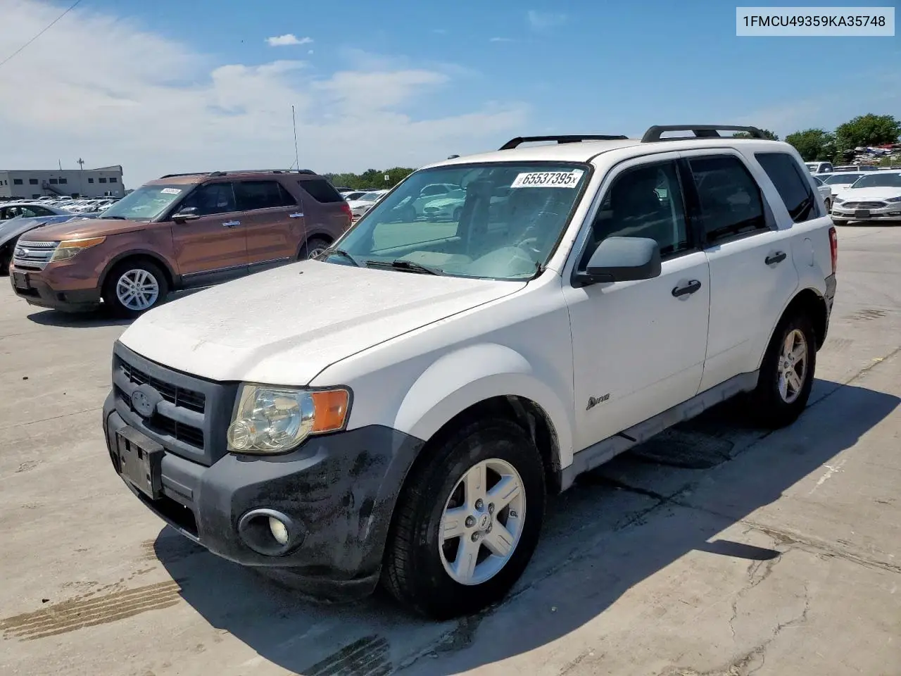 2009 Ford Escape Hybrid VIN: 1FMCU49359KA35748 Lot: 65537395