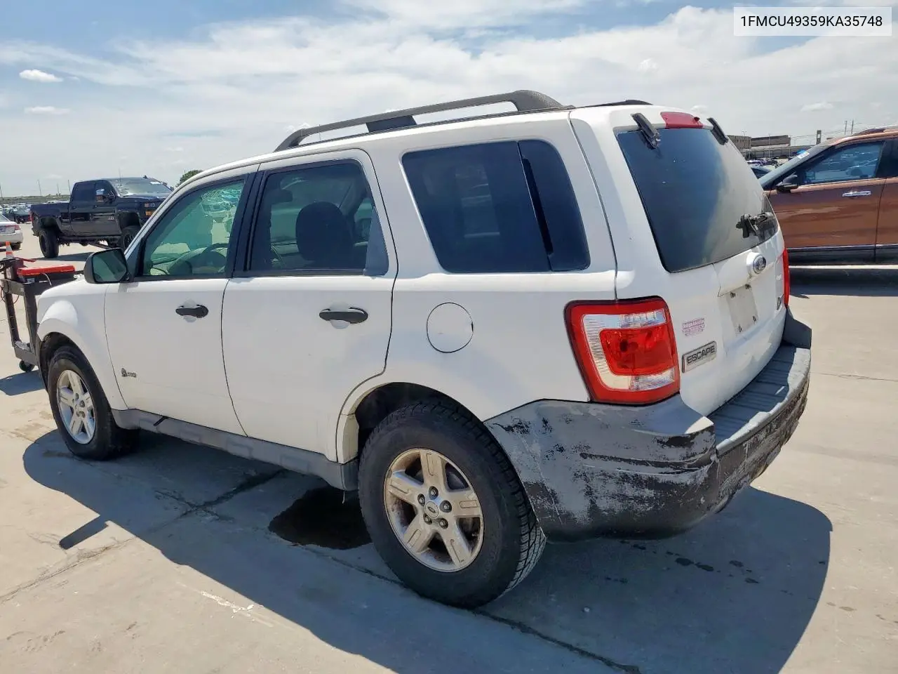 2009 Ford Escape Hybrid VIN: 1FMCU49359KA35748 Lot: 65537395