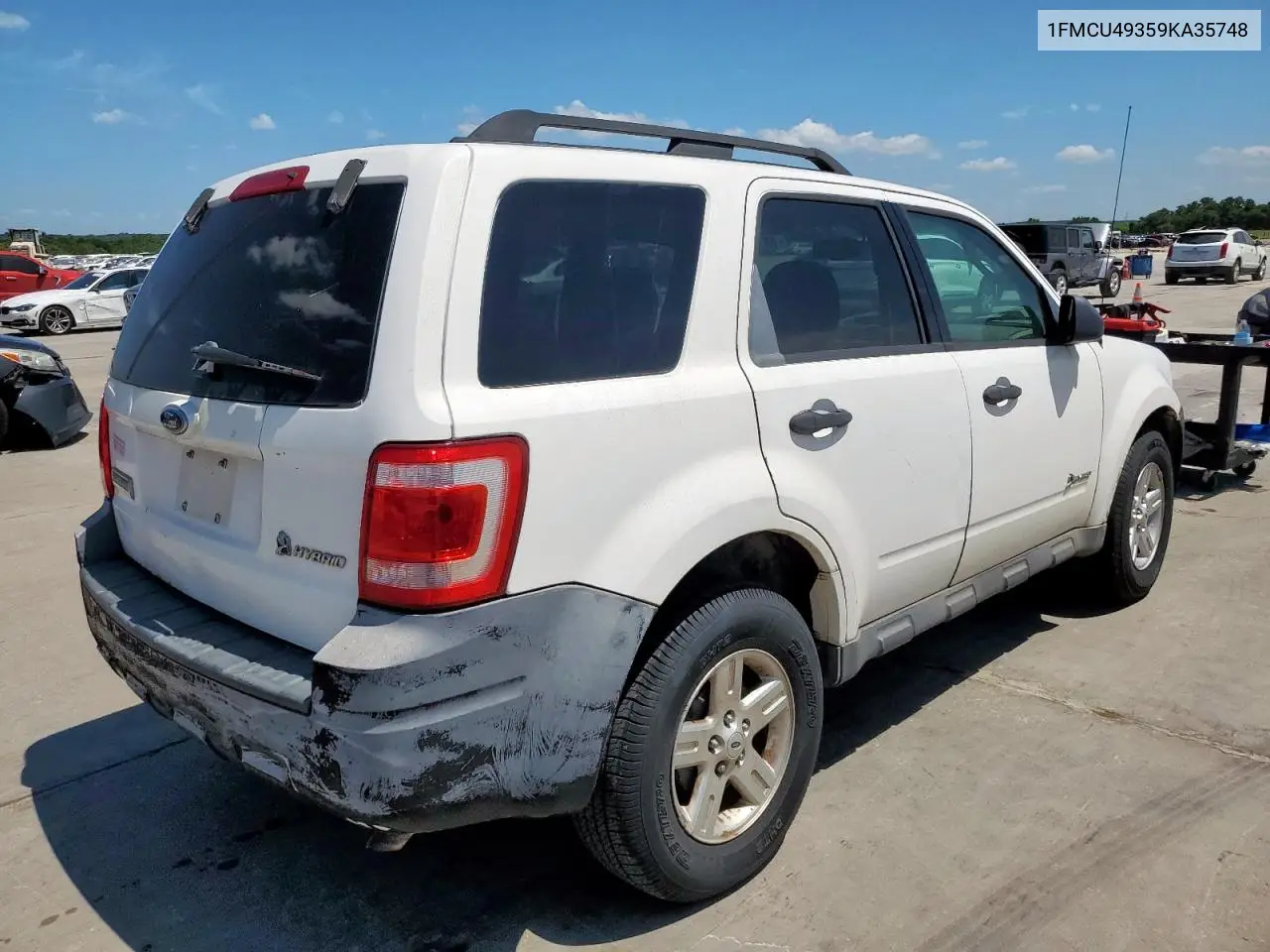 2009 Ford Escape Hybrid VIN: 1FMCU49359KA35748 Lot: 65537395