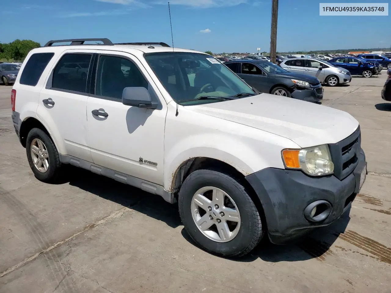 2009 Ford Escape Hybrid VIN: 1FMCU49359KA35748 Lot: 65537395