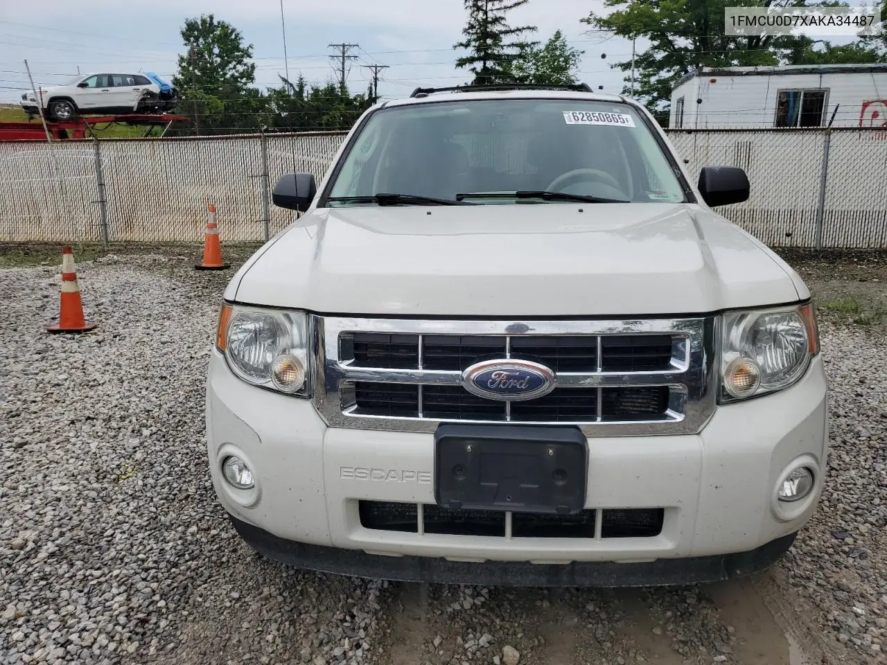 2010 Ford Escape Xlt VIN: 1FMCU0D7XAKA34487 Lot: 62850865