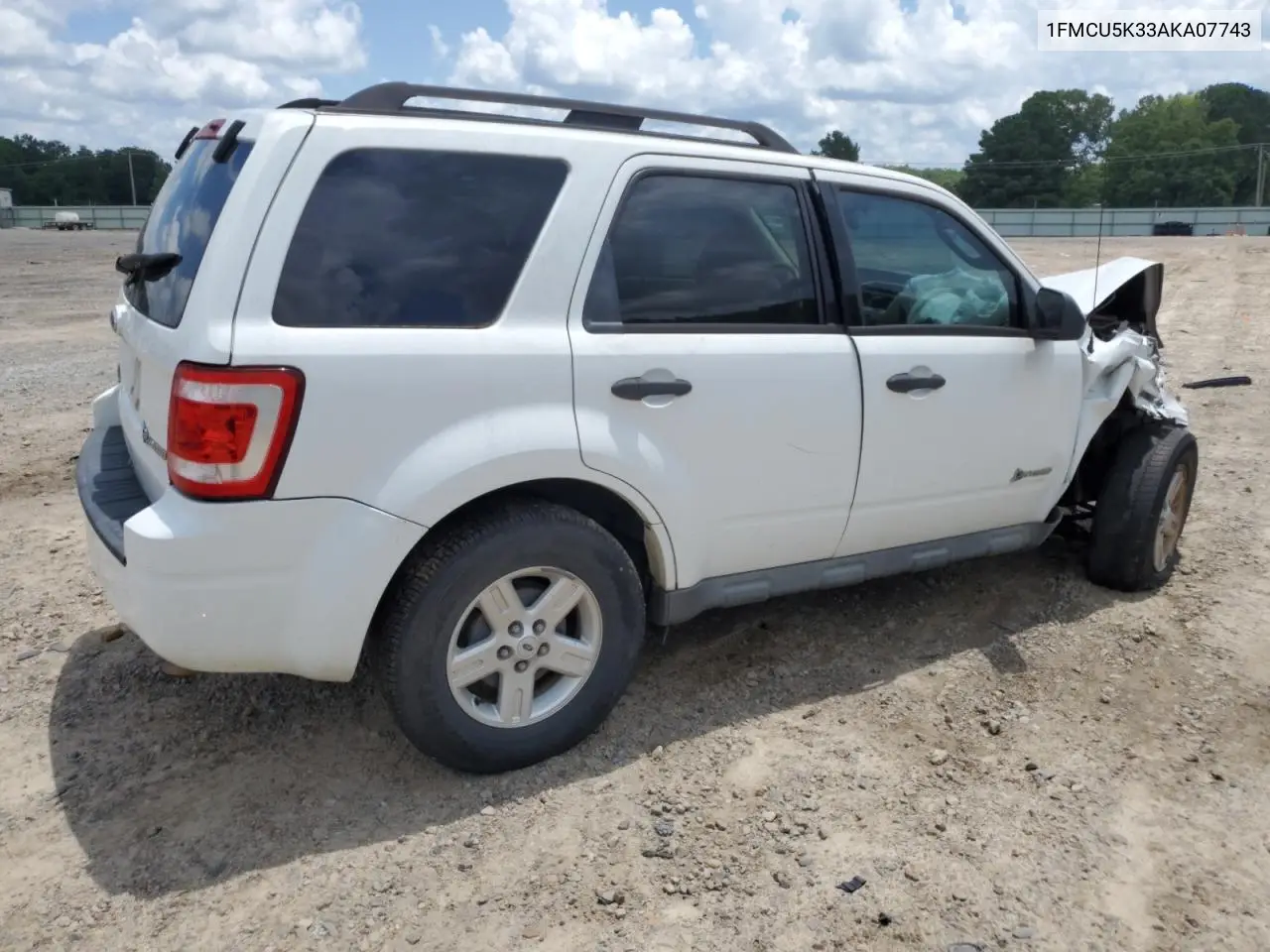 2010 Ford Escape Hybrid VIN: 1FMCU5K33AKA07743 Lot: 63009965