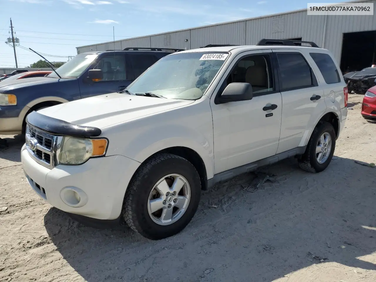 2010 Ford Escape Xlt VIN: 1FMCU0D77AKA70962 Lot: 63024185