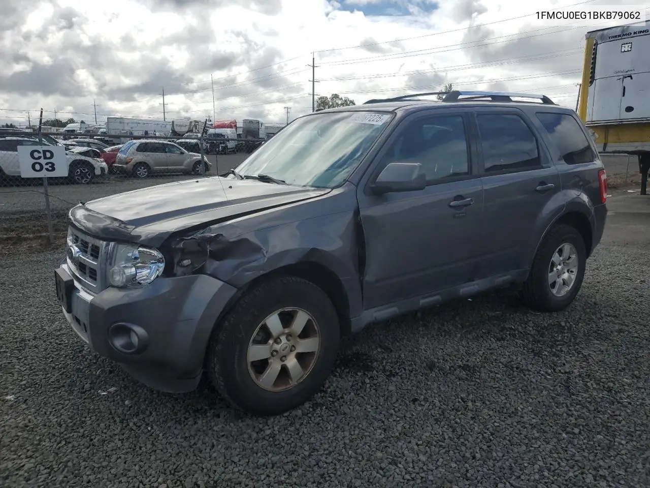 2011 Ford Escape Limited VIN: 1FMCU0EG1BKB79062 Lot: 55967225