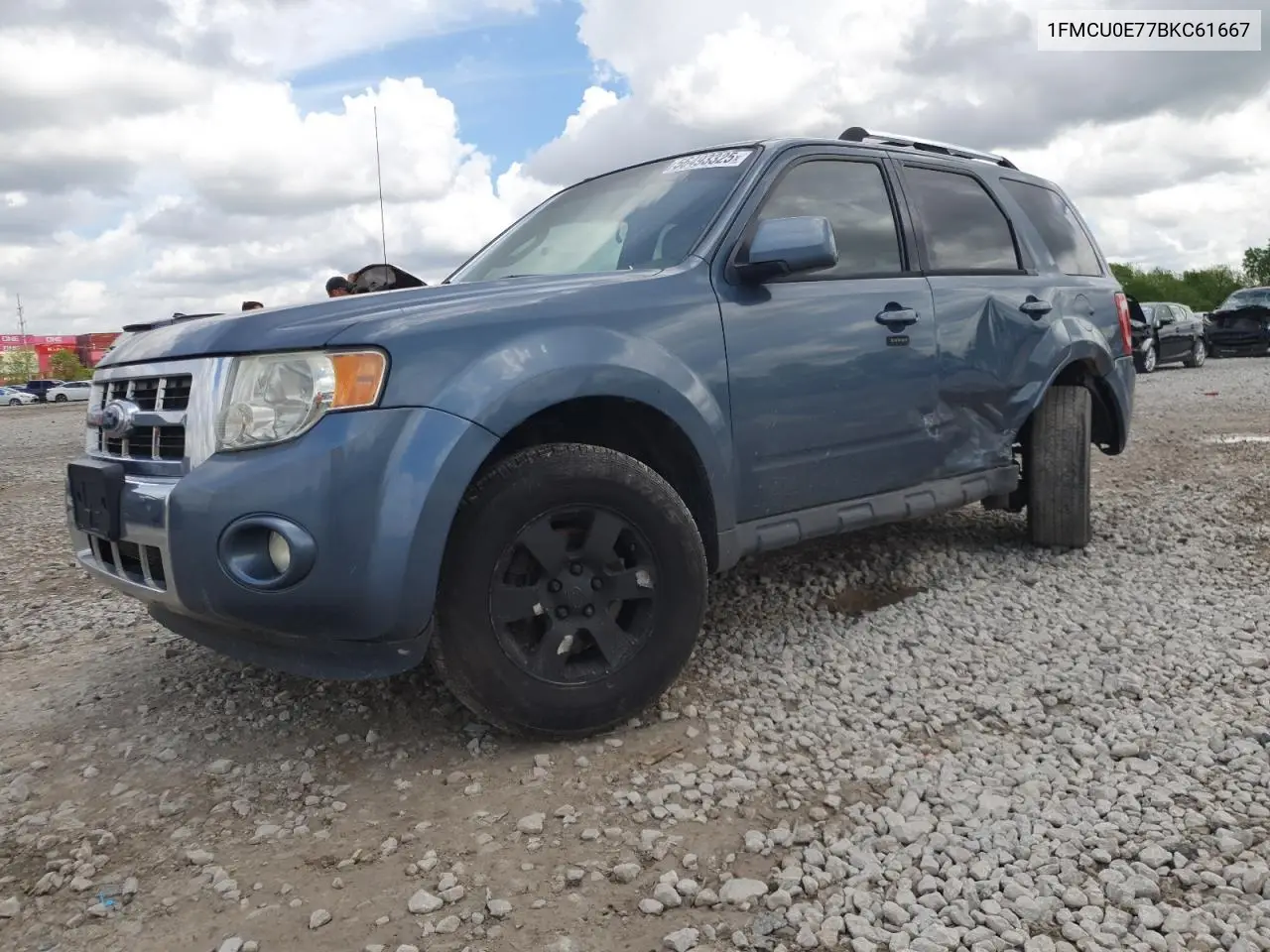 2011 Ford Escape Limited VIN: 1FMCU0E77BKC61667 Lot: 56493325