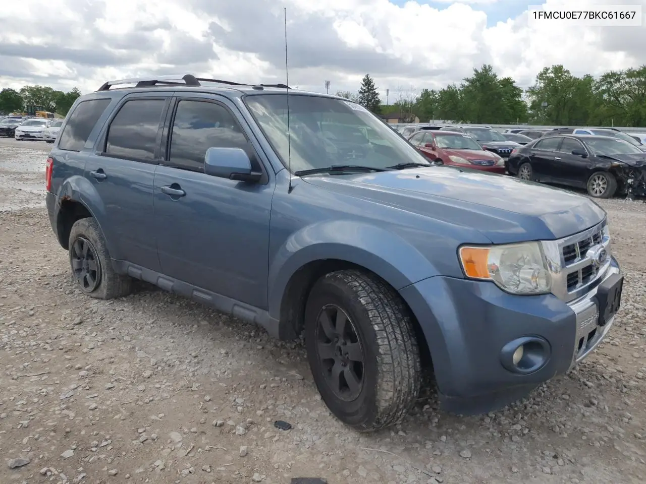 2011 Ford Escape Limited VIN: 1FMCU0E77BKC61667 Lot: 56493325