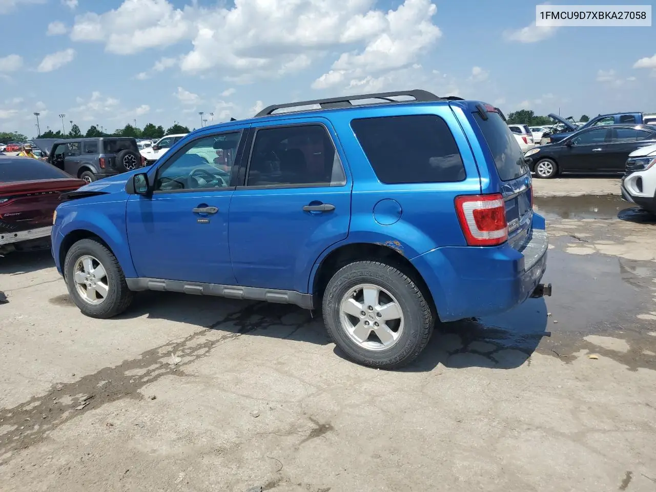 2011 Ford Escape Xlt VIN: 1FMCU9D7XBKA27058 Lot: 57091775