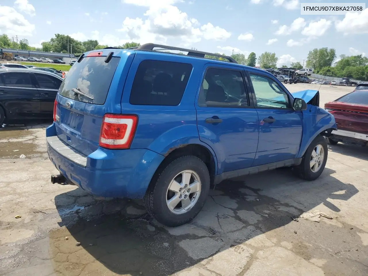 2011 Ford Escape Xlt VIN: 1FMCU9D7XBKA27058 Lot: 57091775