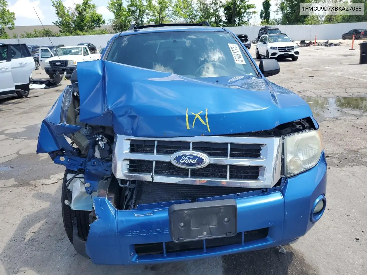 2011 Ford Escape Xlt VIN: 1FMCU9D7XBKA27058 Lot: 57091775