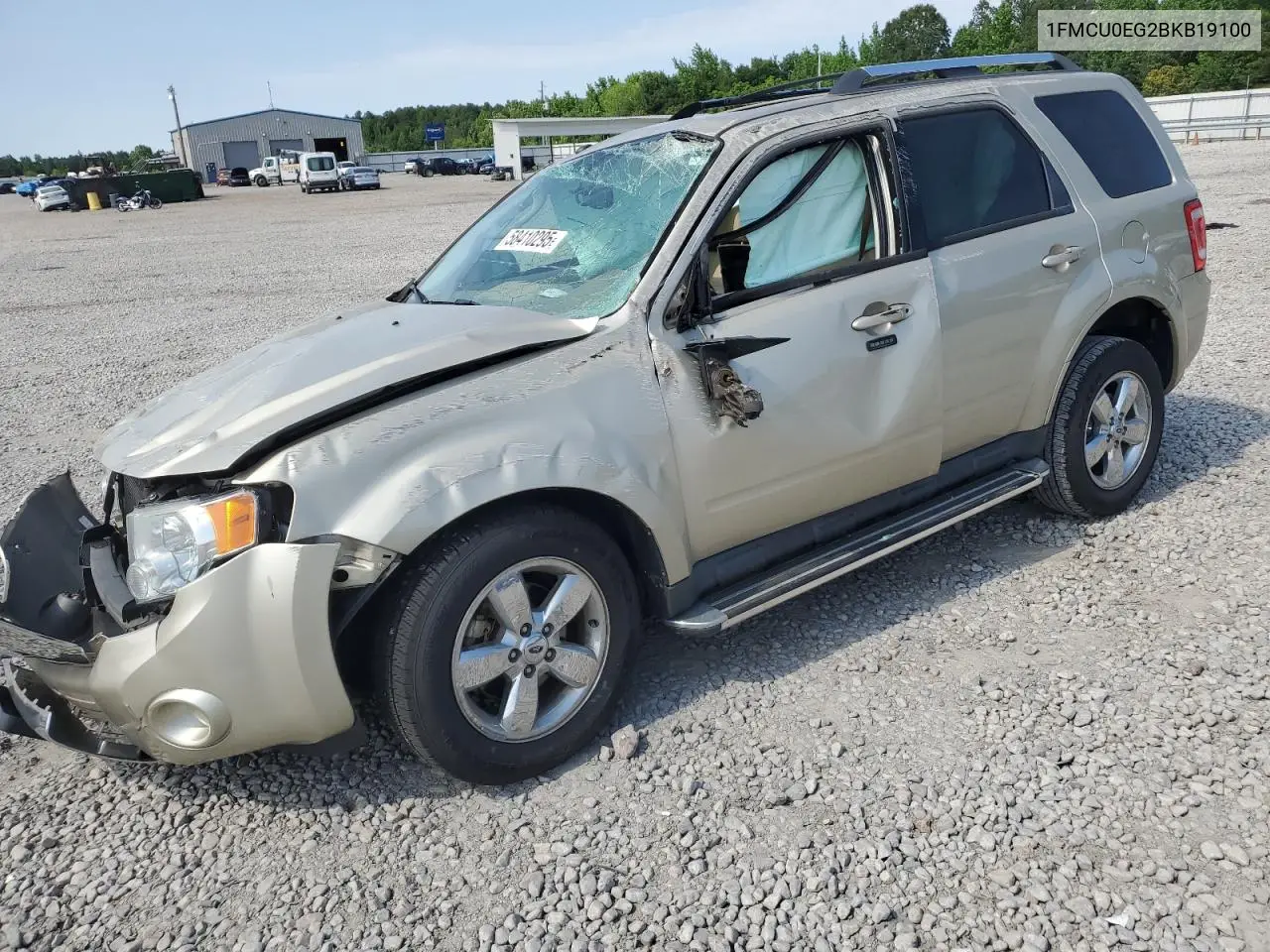 2011 Ford Escape Limited VIN: 1FMCU0EG2BKB19100 Lot: 58410295