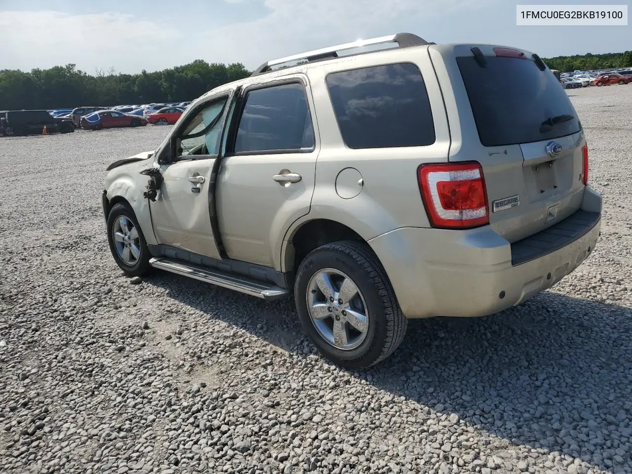 2011 Ford Escape Limited VIN: 1FMCU0EG2BKB19100 Lot: 58410295