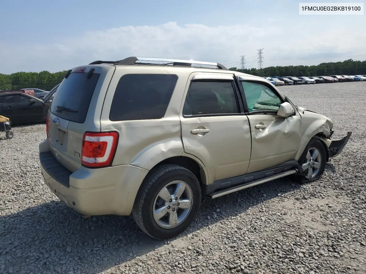 2011 Ford Escape Limited VIN: 1FMCU0EG2BKB19100 Lot: 58410295