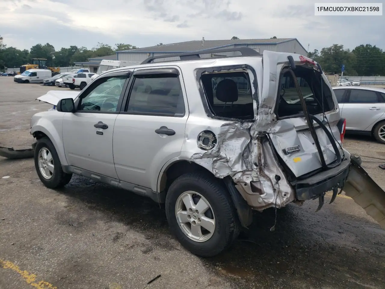 2011 Ford Escape Xlt VIN: 1FMCU0D7XBKC21598 Lot: 61571045
