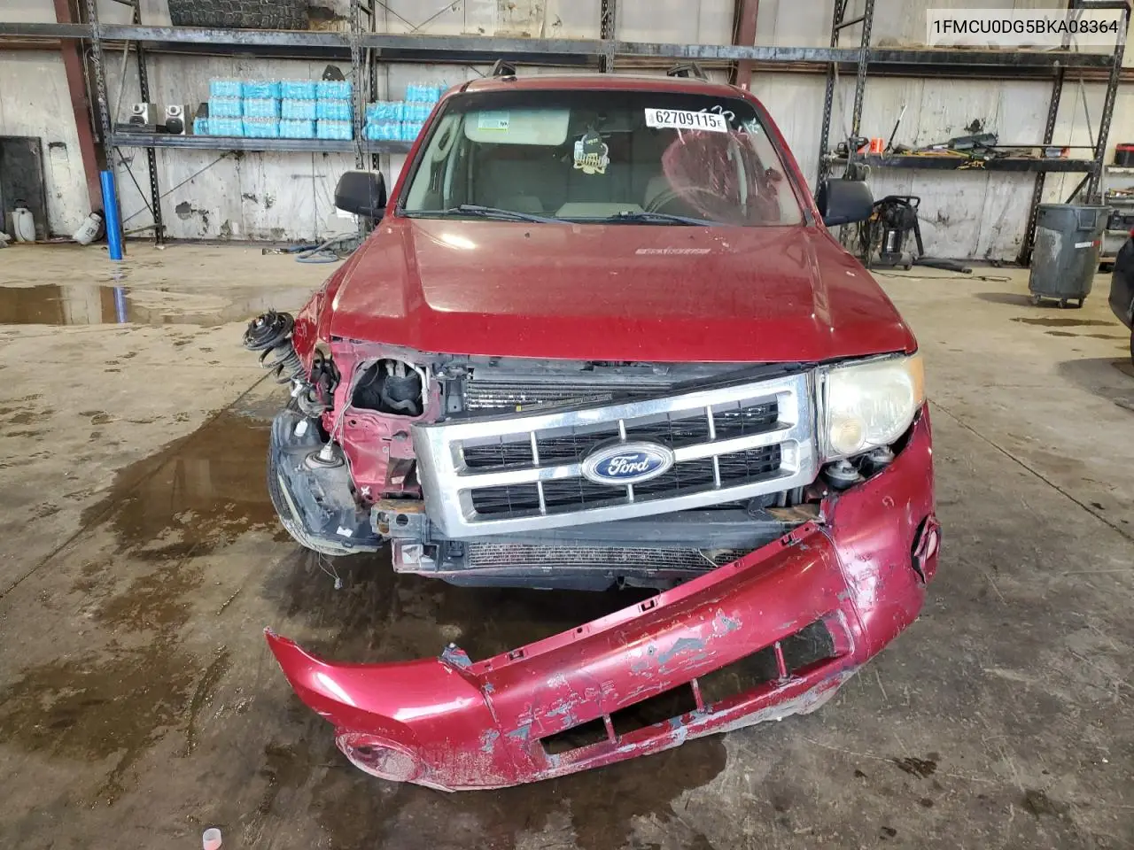 2011 Ford Escape Xlt VIN: 1FMCU0DG5BKA08364 Lot: 62709115
