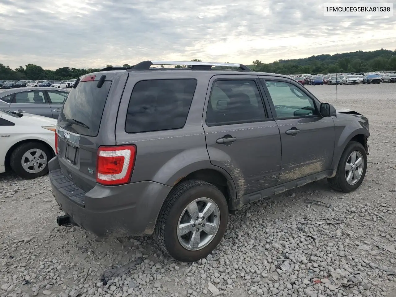 2011 Ford Escape Limited VIN: 1FMCU0EG5BKA81538 Lot: 62834985