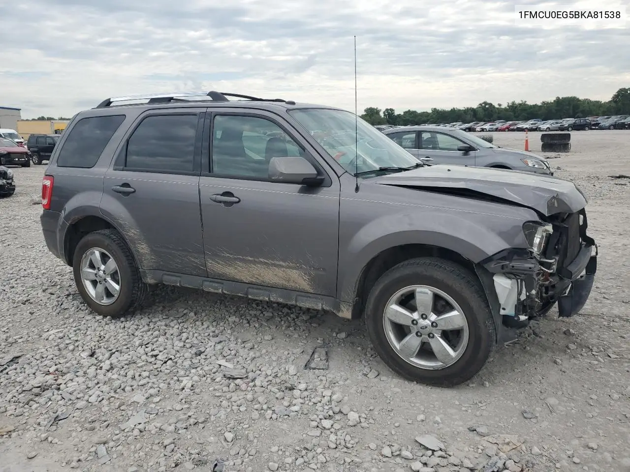 2011 Ford Escape Limited VIN: 1FMCU0EG5BKA81538 Lot: 62834985