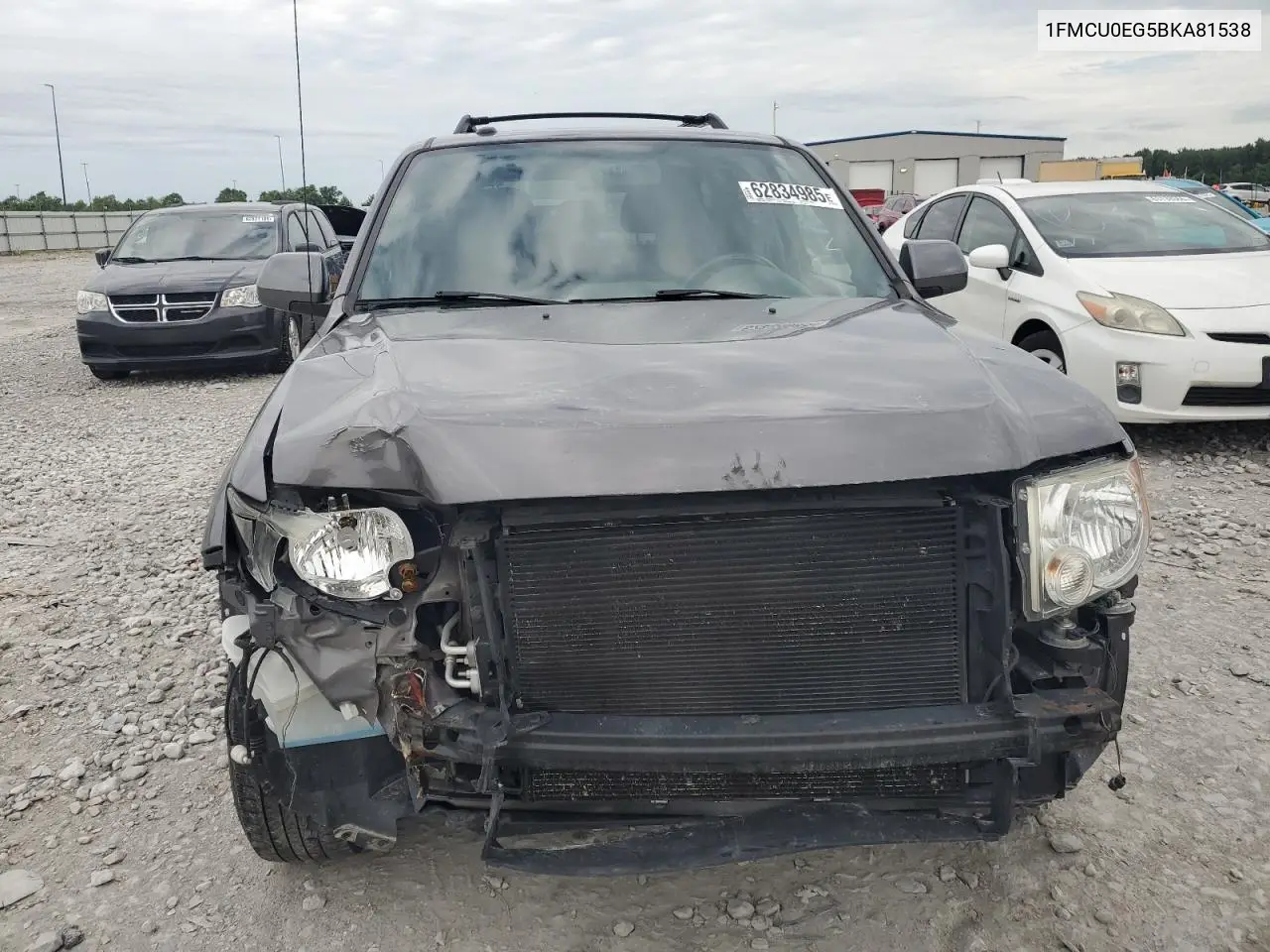 2011 Ford Escape Limited VIN: 1FMCU0EG5BKA81538 Lot: 62834985