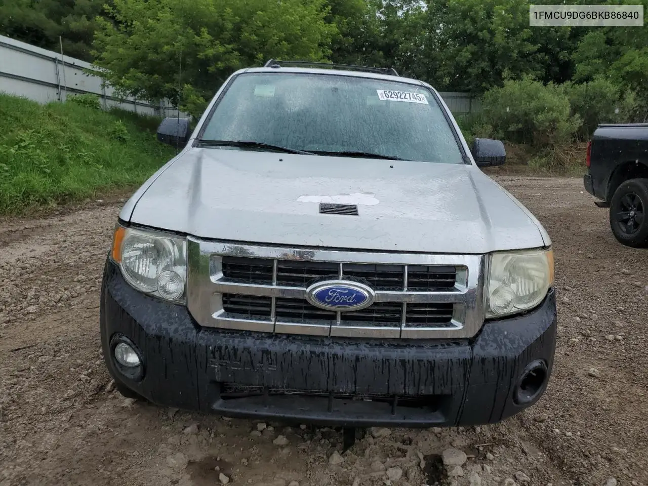 2011 Ford Escape Xlt VIN: 1FMCU9DG6BKB86840 Lot: 62922745