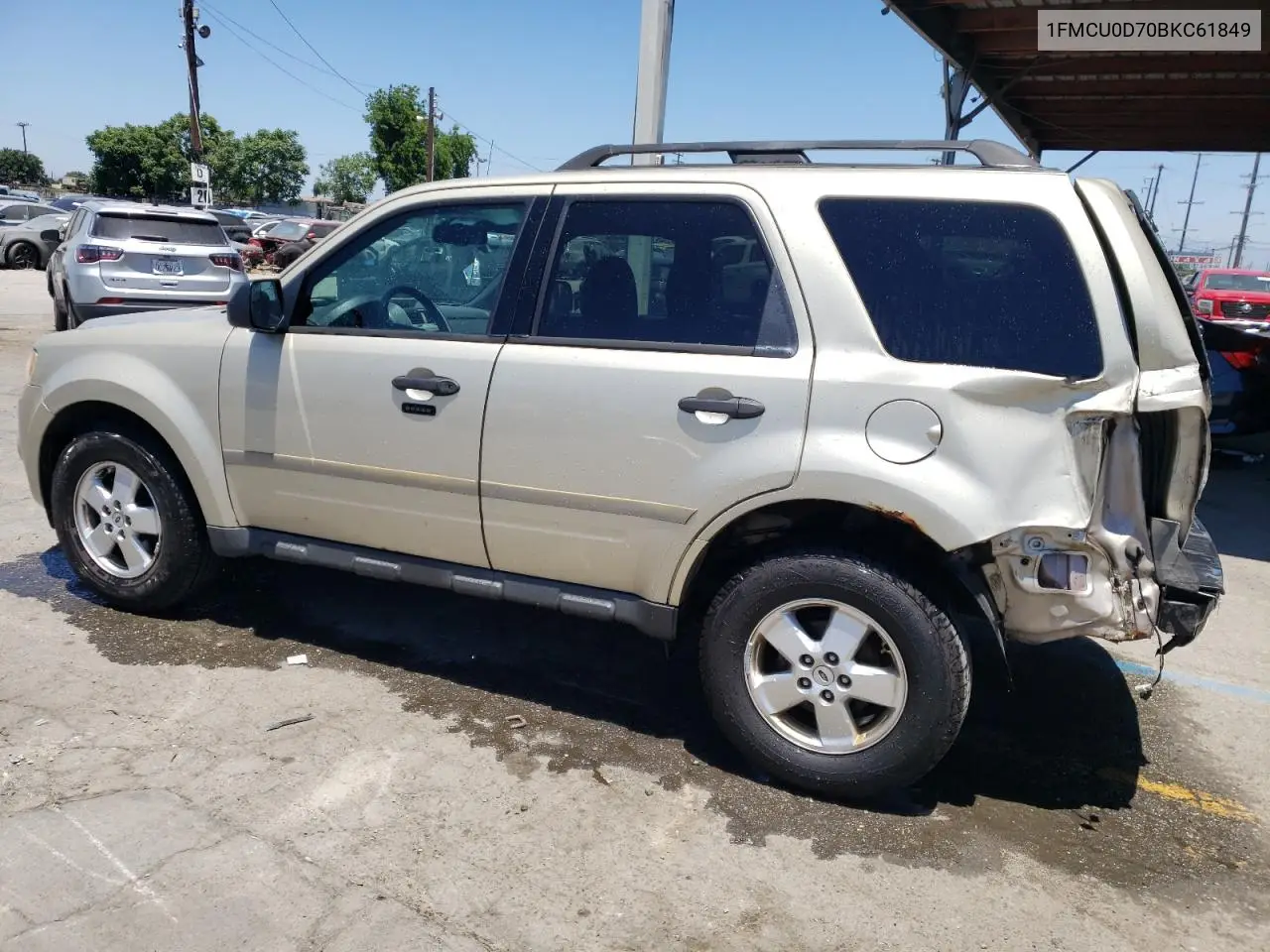 2011 Ford Escape Xlt VIN: 1FMCU0D70BKC61849 Lot: 63045095