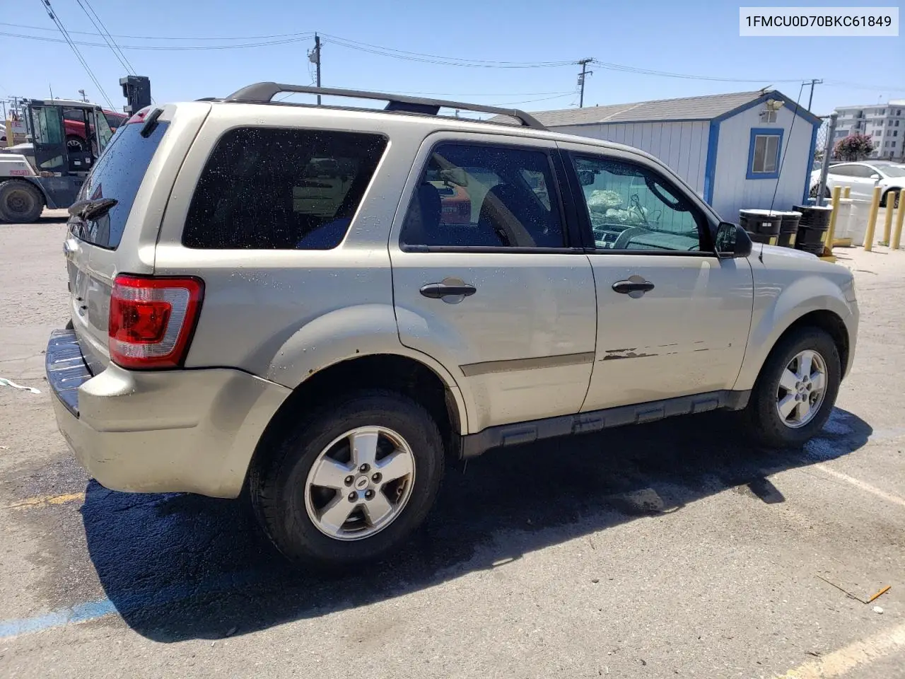 2011 Ford Escape Xlt VIN: 1FMCU0D70BKC61849 Lot: 63045095