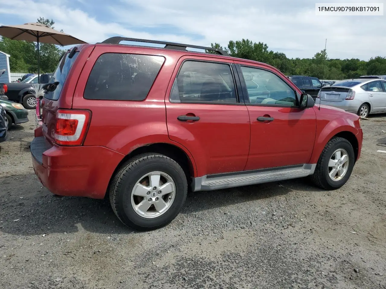 2011 Ford Escape Xlt VIN: 1FMCU9D79BKB17091 Lot: 63195765