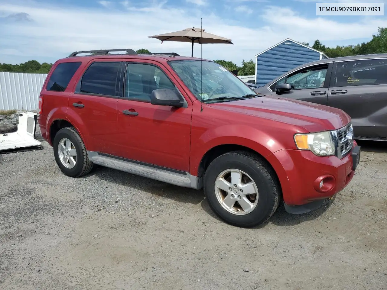 2011 Ford Escape Xlt VIN: 1FMCU9D79BKB17091 Lot: 63195765