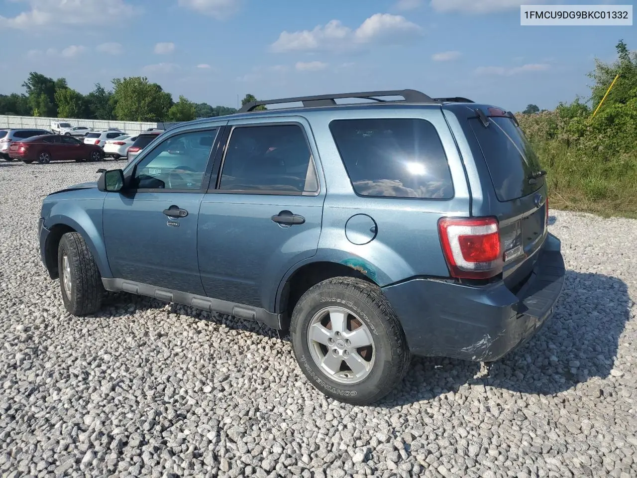 2011 Ford Escape Xlt VIN: 1FMCU9DG9BKC01332 Lot: 64587515
